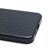 Чехол для Samsung SM-S926B (Galaxy S24 Plus) пластиковый рифленый <черный>
