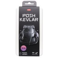 Чехол для Samsung SM-S928B (Galaxy S24 Ultra) пластиковый MagSafe POSH KEVLAR <черный>