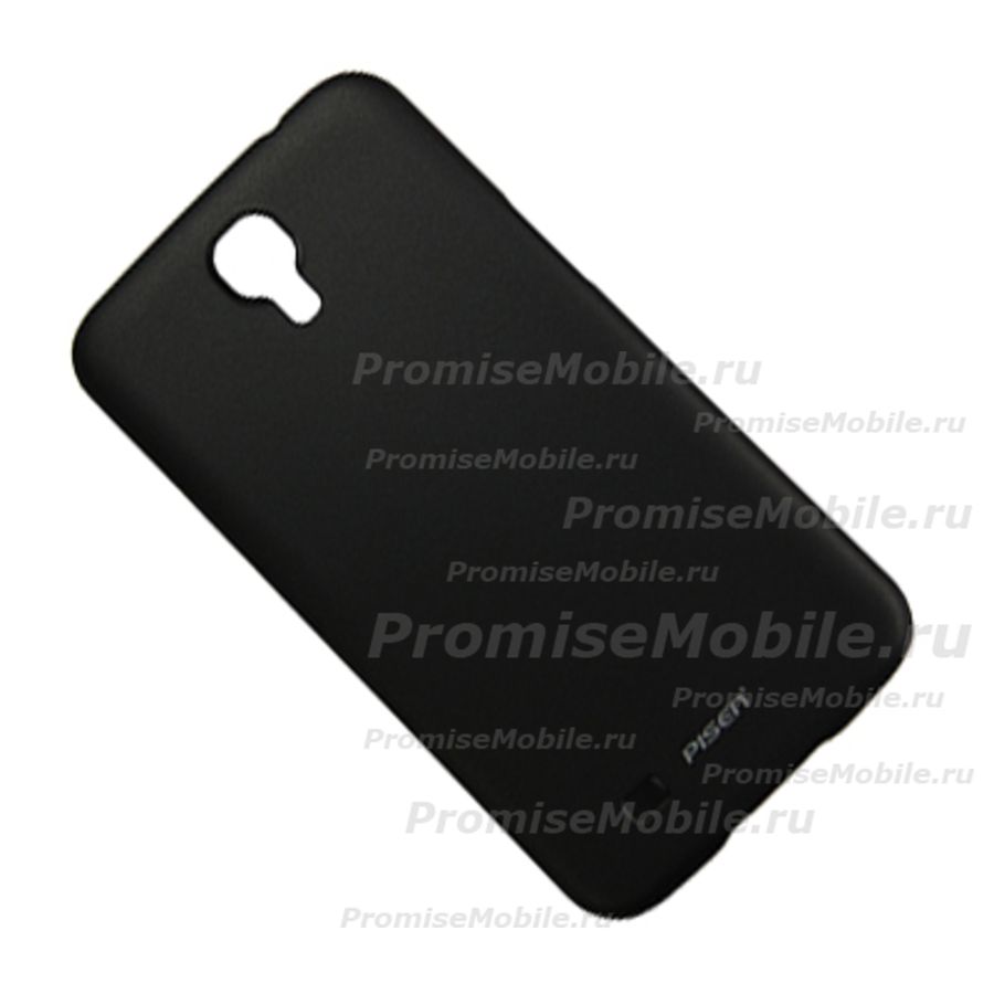 Чехол для Samsung i9200 (Galaxy Mega 6.3) задняя крышка пластиковый Pisen матовый <черный> ― 