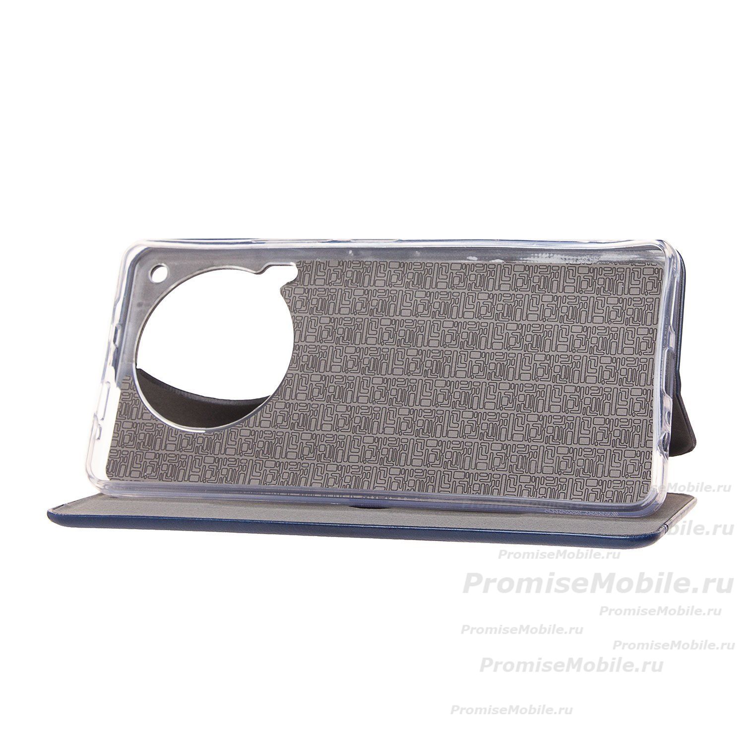 Чехол для Tecno Camon 30 (CL6) флип боковой кожзам №3 <синий> ― 