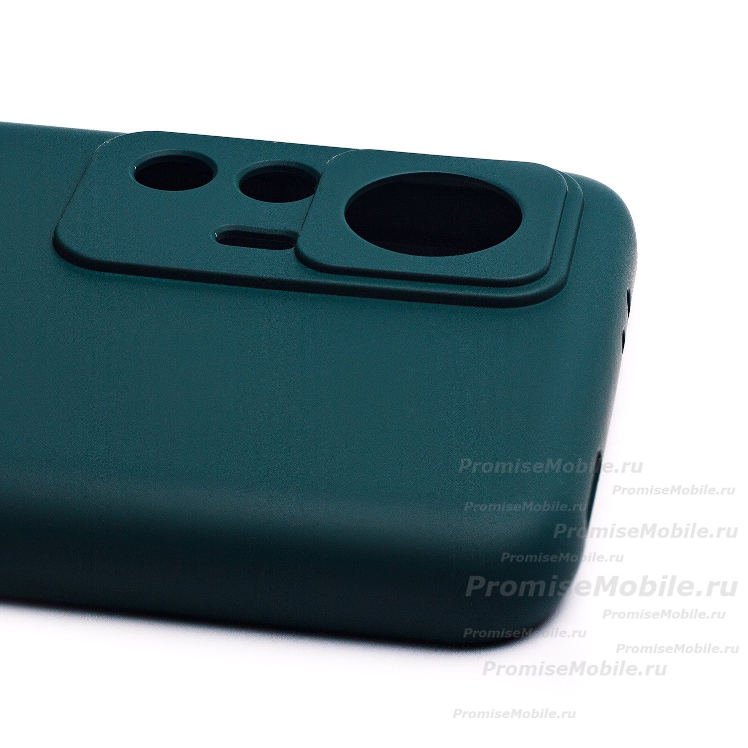 Чехол для Xiaomi 12T Pro силиконовый Soft Touch 4 <темно-зеленый> ― 