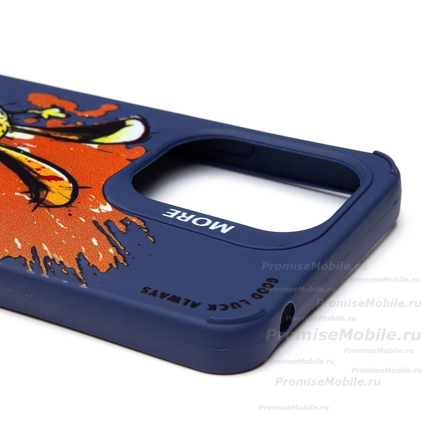 Чехол для Xiaomi 23108RN04Y силиконовый (рис. 335/заяц) <темно-синий> ― 