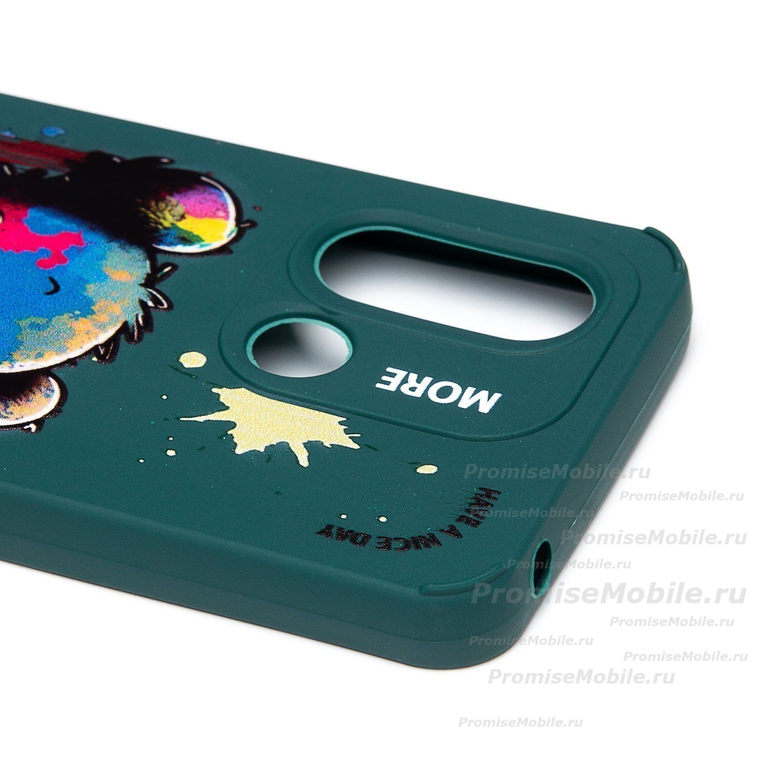 Чехол для Xiaomi 22127PC95I силиконовый (рис. 335/медведь) <темно-зеленый> ― 