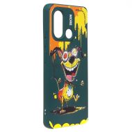 Чехол для Xiaomi Redmi 12C силиконовый (рис. 335/собака) <темно-зеленый>