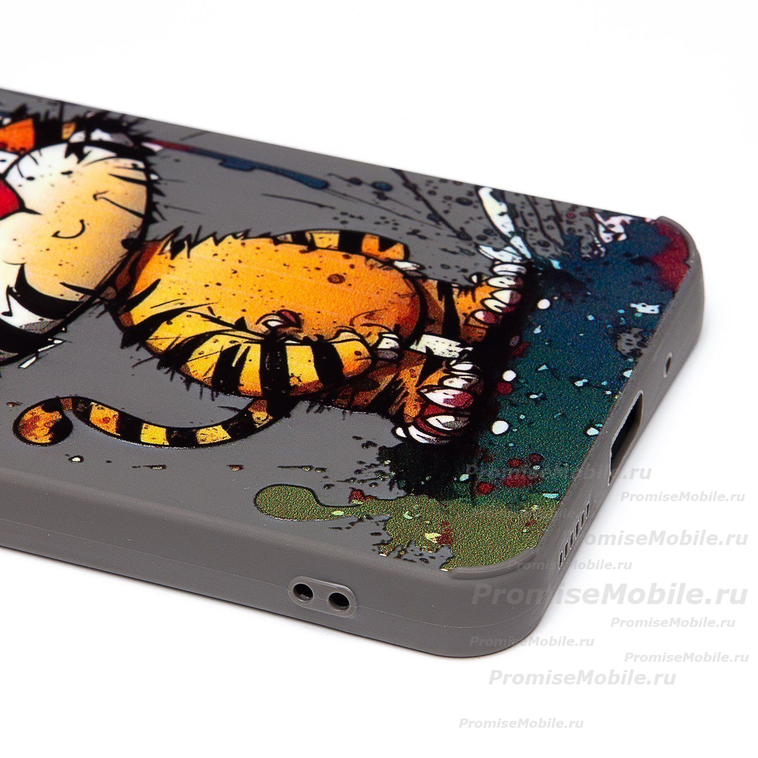 Чехол для Xiaomi 22127PC95I силиконовый (рис. 335/тигр) <серый> ― 