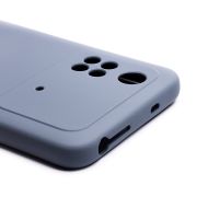 Чехол для Xiaomi Poco M4 Pro силиконовый Soft Touch 4 <серый>