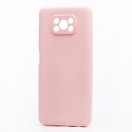 Чехол для Xiaomi Poco X3 NFC силиконовый Soft Touch 4 <светло-розовый>