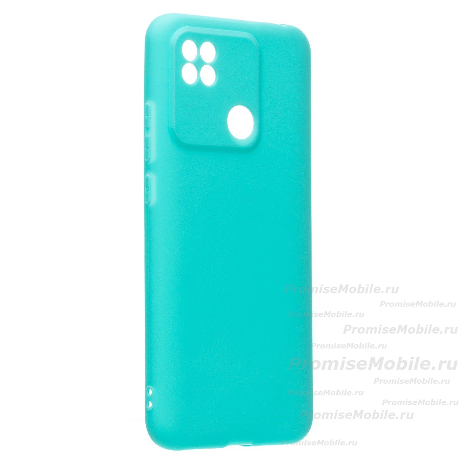 Чехол для Xiaomi Redmi 10A силиконовый матовый №5 <голубой> ― 