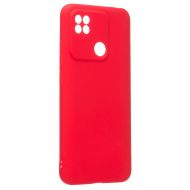 Чехол для Xiaomi Redmi 10A силиконовый матовый №5 <красный>