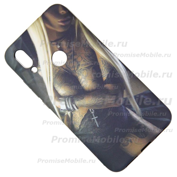 Чехол для Xiaomi Redmi 7 Luxo силиконовый (рис.062) ― 