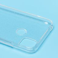 Чехол для Xiaomi M2006C3MG силиконовый с блестками <прозрачный>