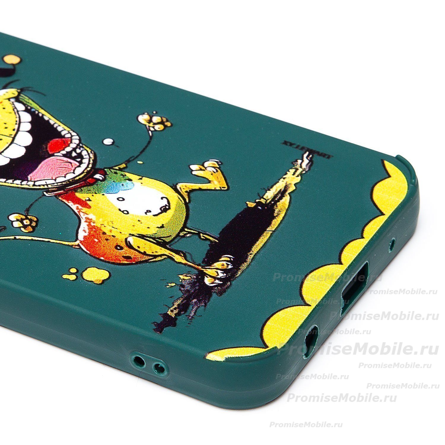 Чехол для Xiaomi 220733SG силиконовый (рис. 335/собака) <темно-зеленый> ― 