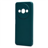 Чехол для Xiaomi Redmi A3 силиконовый Soft Touch 4 <темно-зеленый>