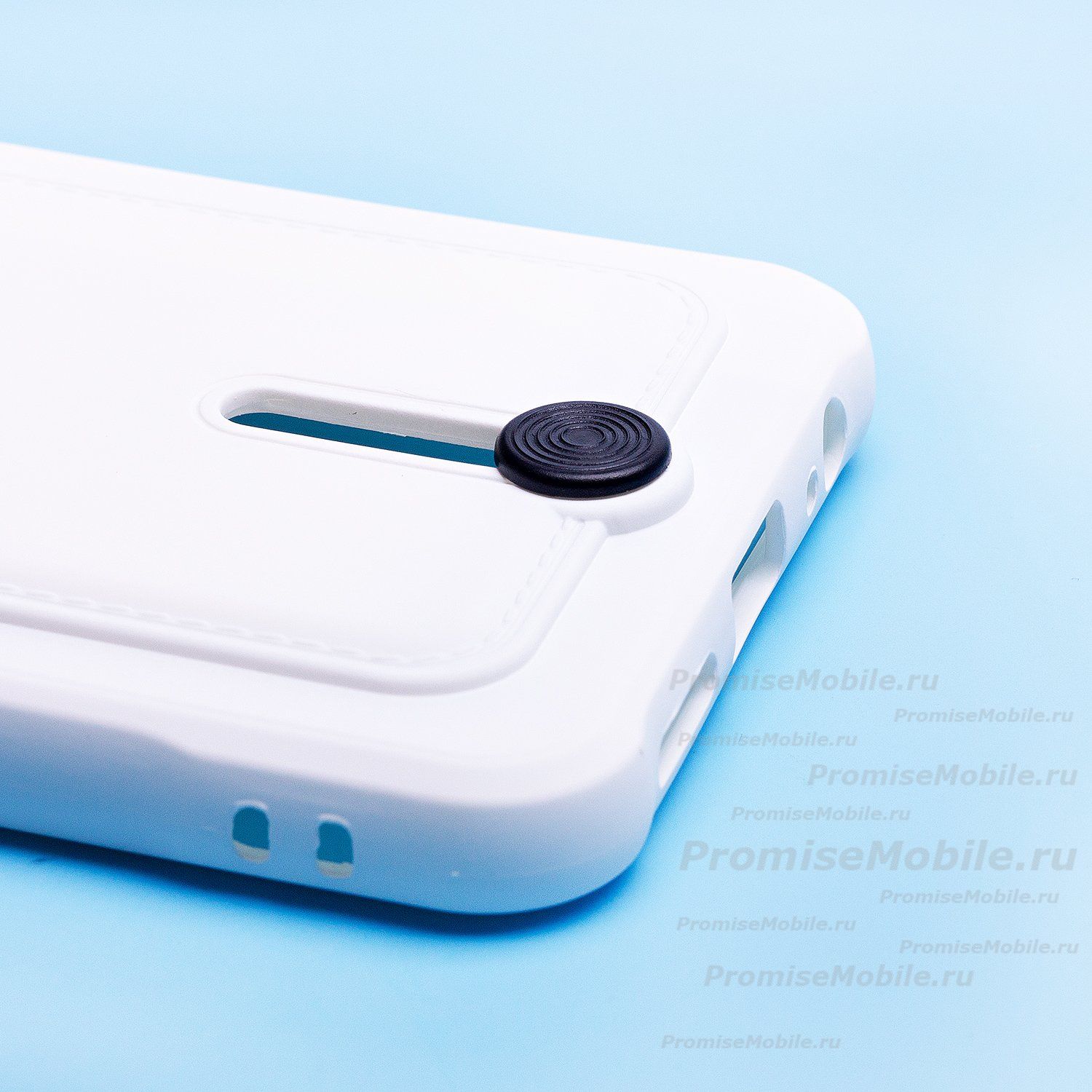 Чехол для Xiaomi M2101K7BL силиконовый с картхолдером №4 <белый> ― 