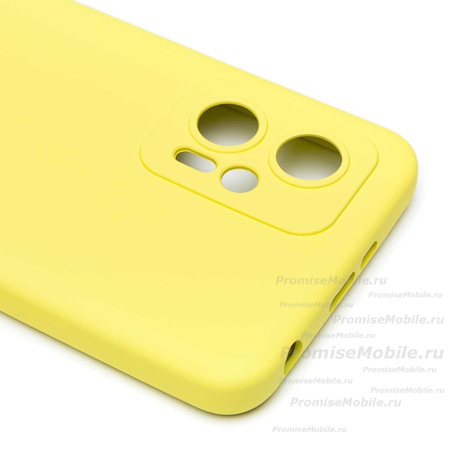 Чехол для Xiaomi Poco X4 GT силиконовый Soft Touch 4 <желтый> ― 