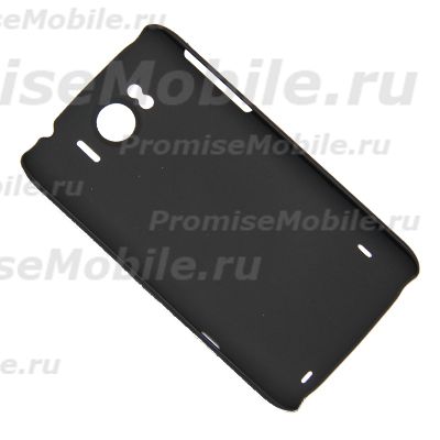 Чехол для HTC Sensation XL (X315e) задняя крышка пластиковый прорезиненный Moshi Case Soft Touch <черный> ― 