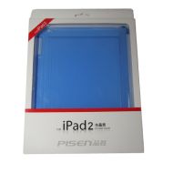 Чехол для Apple iPad 2 задняя крышка пластиковый Pisen <прозрачно-голубой>