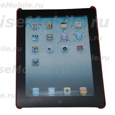 Чехол для Apple iPad 3 Fasion Case прорезиненный пластик <красный> ― 