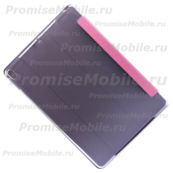 Чехол для Apple iPad Pro 11 (2018) пластик прозрачный + смарт панель <розовый> ― 