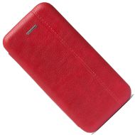 Чехол для Apple iPhone 5s флип боковой кожзам №3 <красный>