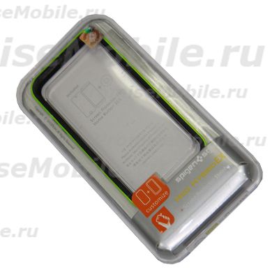Чехол для Apple iPhone 5s бампер пластиковый SGP <зелено-черный> ― 