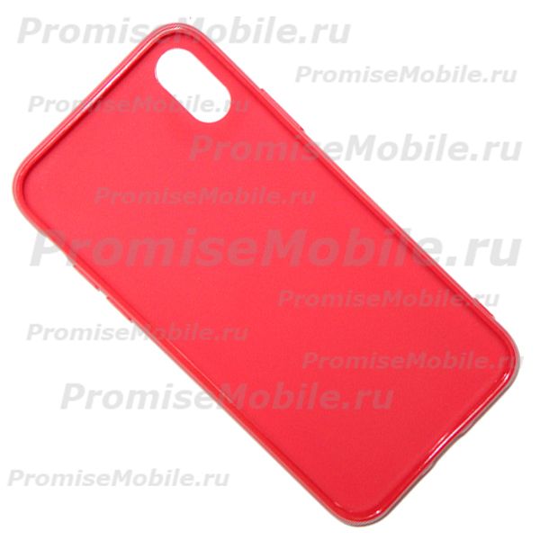 Чехол для Apple iPhone Xs силиконовый Juicy <красный> ― 