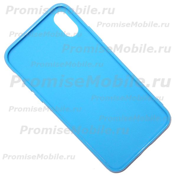 Чехол для Apple iPhone Xs силиконовый Juicy <синий> ― 