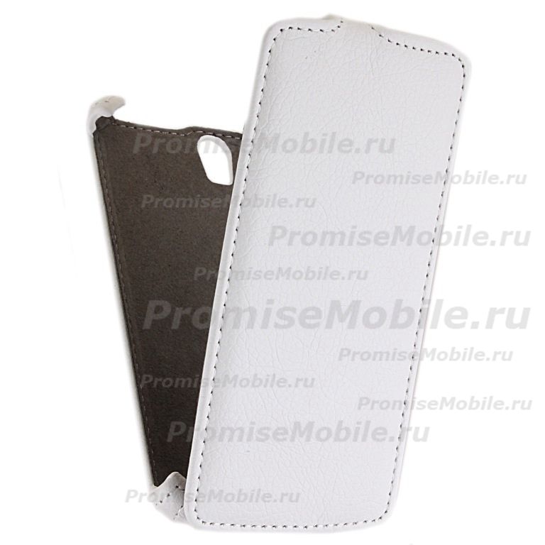 Чехол для Fly IQ4503 (Quad ERA Life 6) флип кожзам №1 <белый> ― 