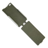 Чехол для Fly IQ453 (Quad Luminor FHD) флип кожзам №1 <белый>