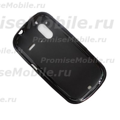 Чехол для HTC Amaze 4G силиконовый матовый <черный> ― 