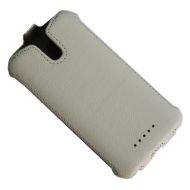 Чехол для HTC Desire 500 One Sim флип кожзам №1 <белый>