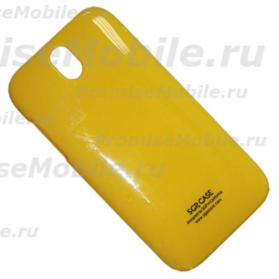 Чехол для HTC Desire 608T задняя крышка пластик лакированный SGP Case Ultra Slider <желтый> ― 