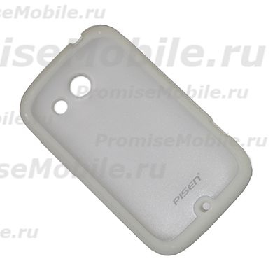 Чехол для HTC PL01100 задняя крышка пластиково-силиконовый Pisen <белый> ― 
