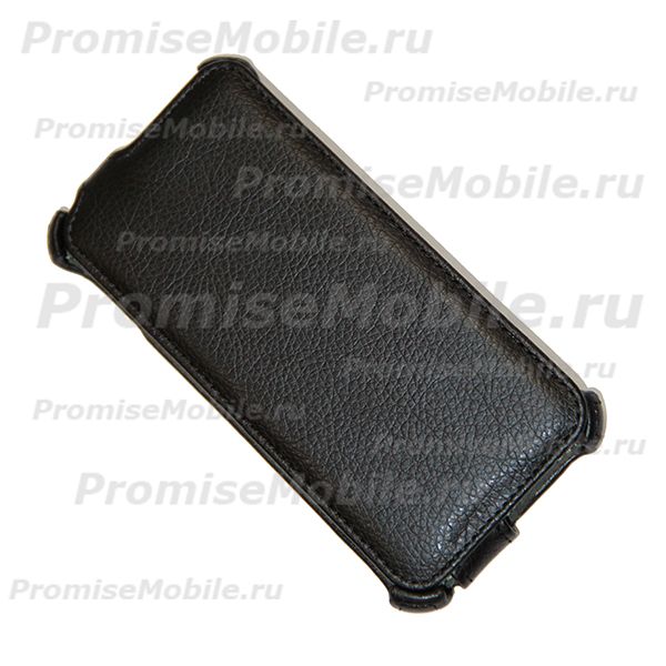 Чехол для HTC One E8 Dual Sim флип кожзам №1 <черный> ― 