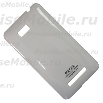 Чехол для HTC One SU (T528w) задняя крышка пластик лакированный SGP Case Ultra Slider <белый> ― 