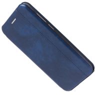 Чехол для Honor 7C (AUM-L41) флип боковой кожзам №3 <синий>