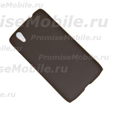 Чехол для Lenovo S960 (Vibe X) задняя крышка пластик ребристый Nillkin <коричневый> ― 