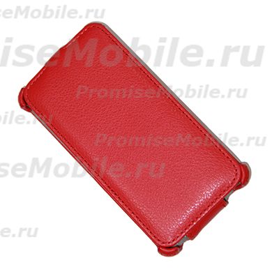 Чехол для Micromax A290 флип кожзам №1 <красный> ― 