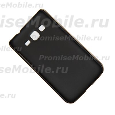 Чехол для Samsung i8580 (Galaxy Core Advance) задняя крышка пластик ребристый Nillkin <черный> ― 