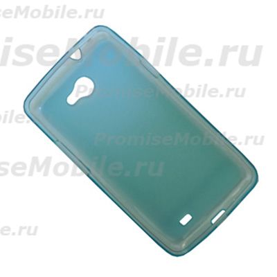 Чехол для Samsung i9103 (Galaxy R) силиконовый матовый <голубой> ― 