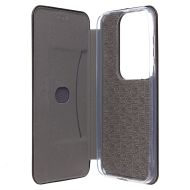 Чехол для Huawei Pura 70 Ultra флип боковой кожзам №3 <черный>