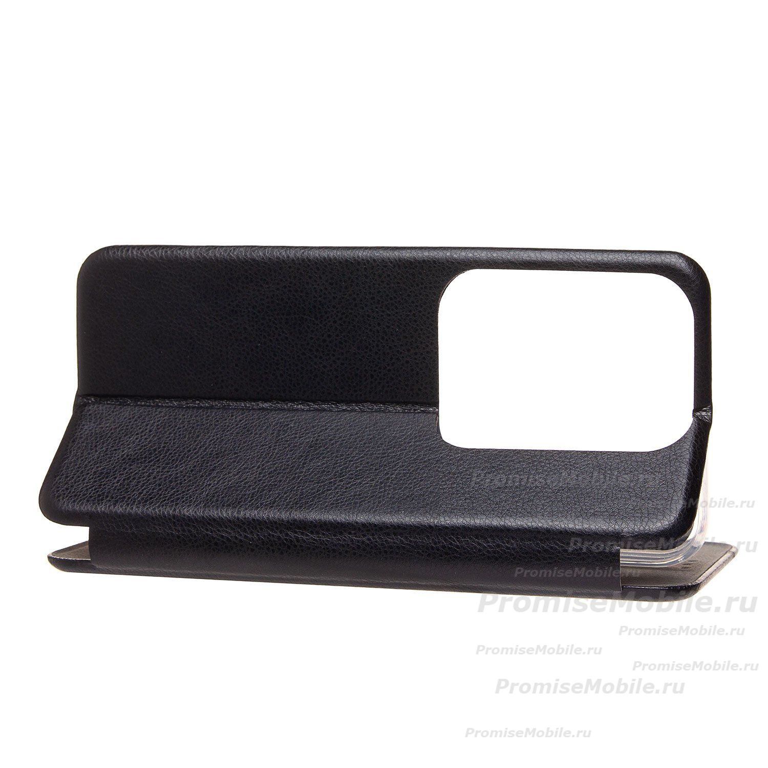 Чехол для Huawei Pura 70 Ultra флип боковой кожзам №3 <черный> ― 