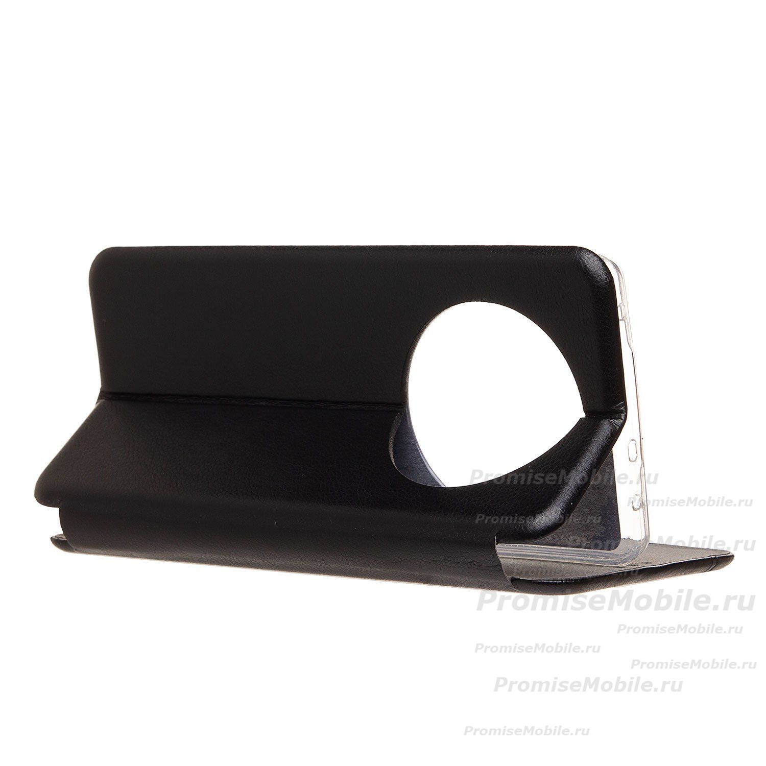 Чехол для Realme 14 Pro 5G флип боковой кожзам №3 <черный> ― 
