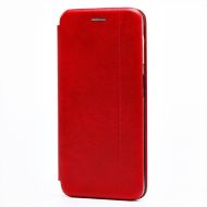 Чехол для Samsung SM-A225F (Galaxy A22) флип боковой кожзам №3 <красный>