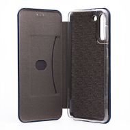 Чехол для Samsung SM-G996B (Galaxy S21 Plus) флип боковой кожзам №3 <синий>