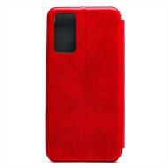 Чехол для Xiaomi 2201116SG флип боковой кожзам №3 <красный>