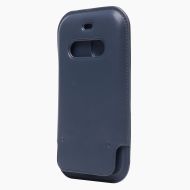 Чехол для Apple iPhone 12 Pro Max кожаный конверт с MagSafe <синий>