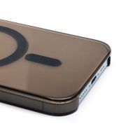 Чехол для Apple iPhone 15 пластиковый MagSafe №4 <черный>