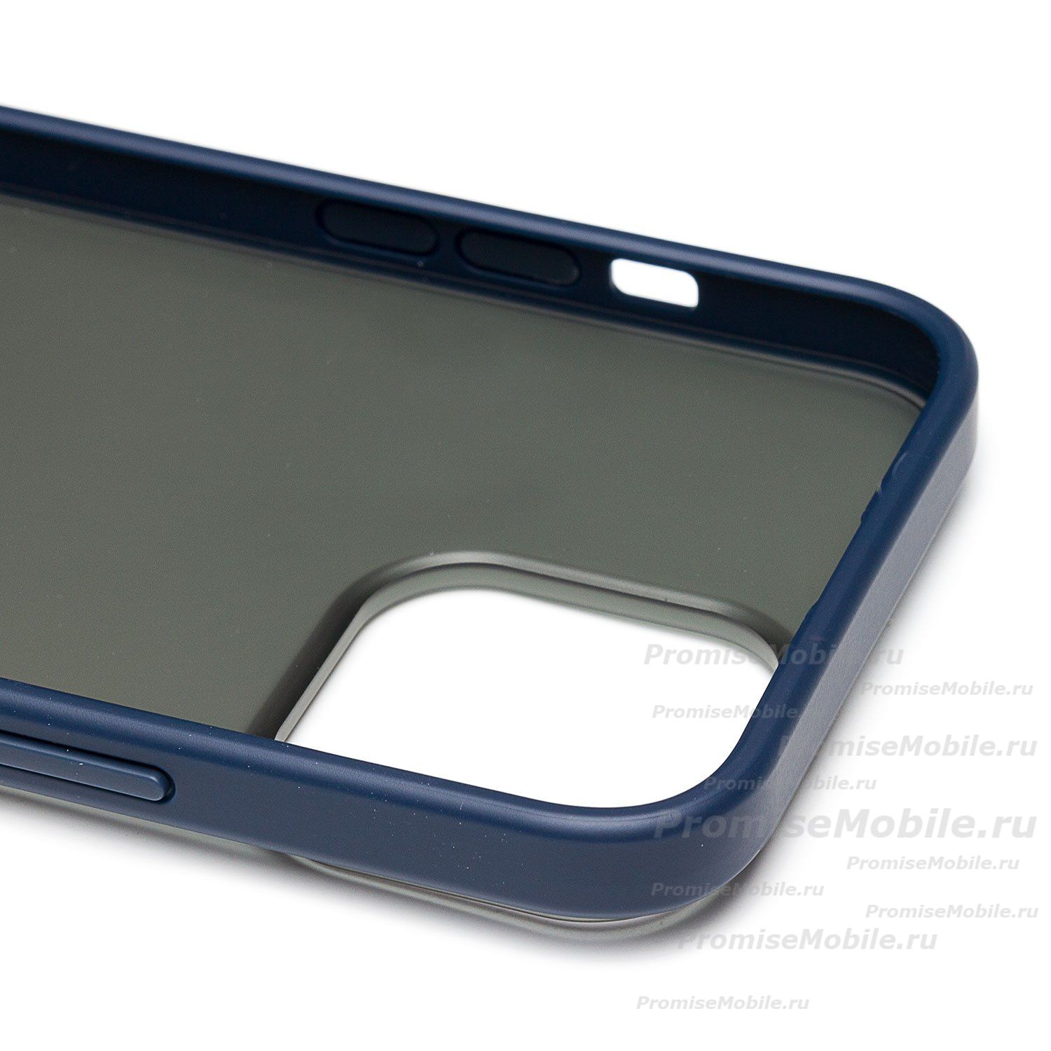 Чехол для Apple iPhone 13 Pro Max Waston пластиковый <черно-синий> ― 