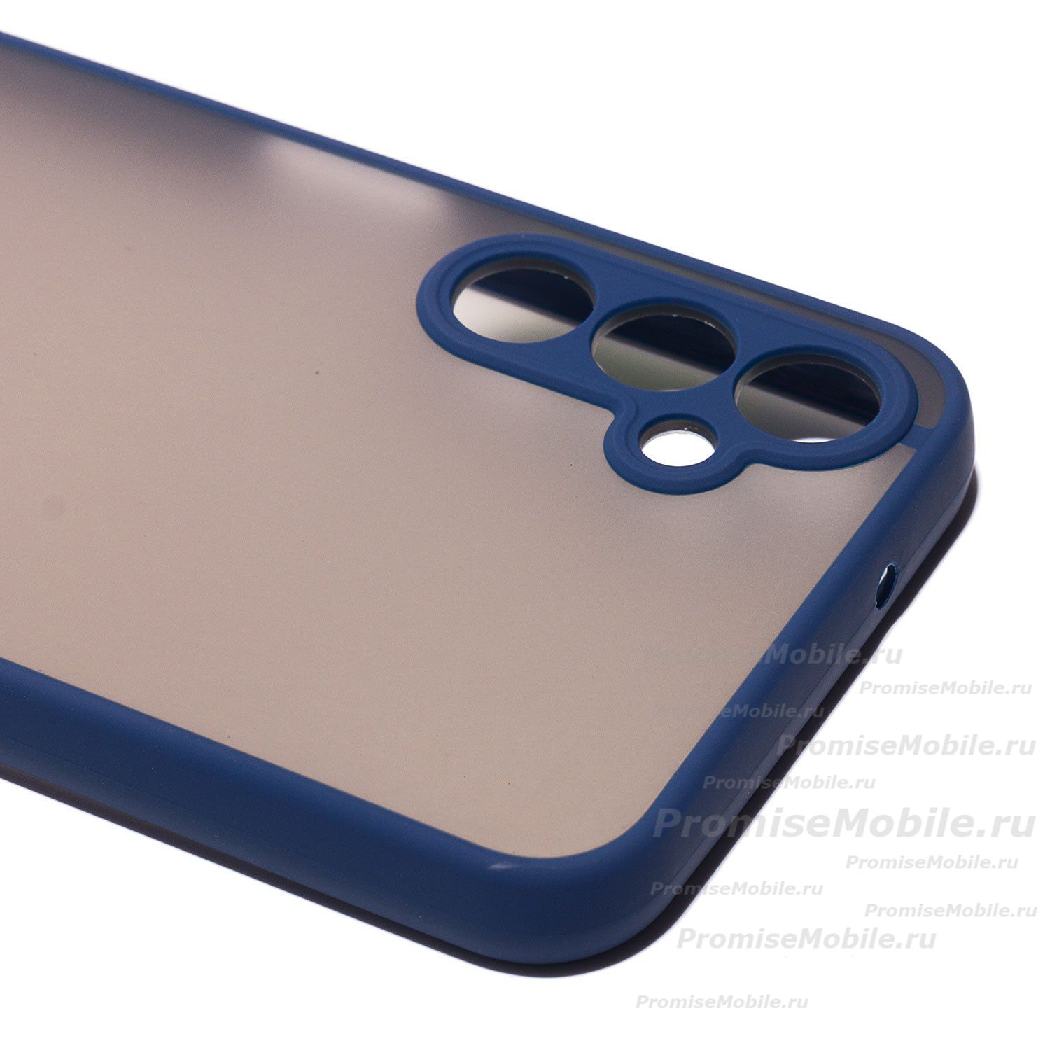 Чехол для Samsung SM-A146B (Galaxy A14 5G) пластиковый с окантовкой <синий> ― 